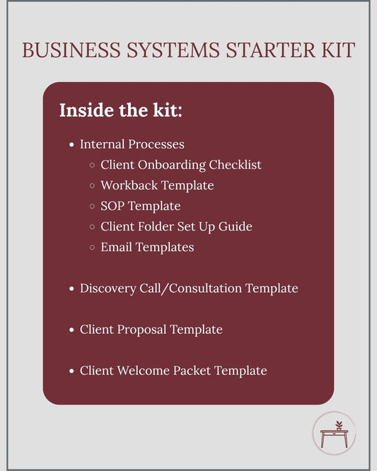 Business Systems Starter Kit